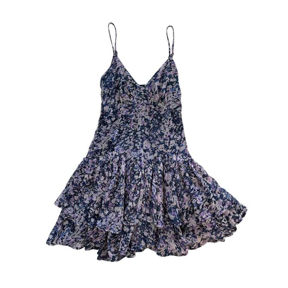 Abercrombie & Fitch Floral Drop Waist Mini Dress Size XS